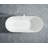 CASCADE 63" Freestanding Solid Surface Bathtub in White