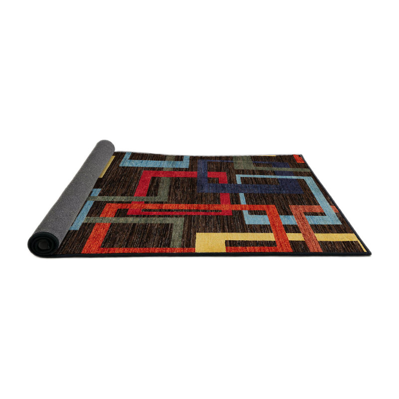 Alyonna Abstract Indoor Rug, Round 7'