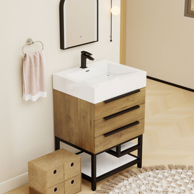 23.5'' Single Bathroom Vanity Base Only