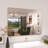 Lucha Brushed Nickel Framed Wall Mounted Bathroom Vanity Mirror with Tempered Glass-808870296-848255503