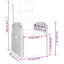  Garden Dining Set Black-469640709