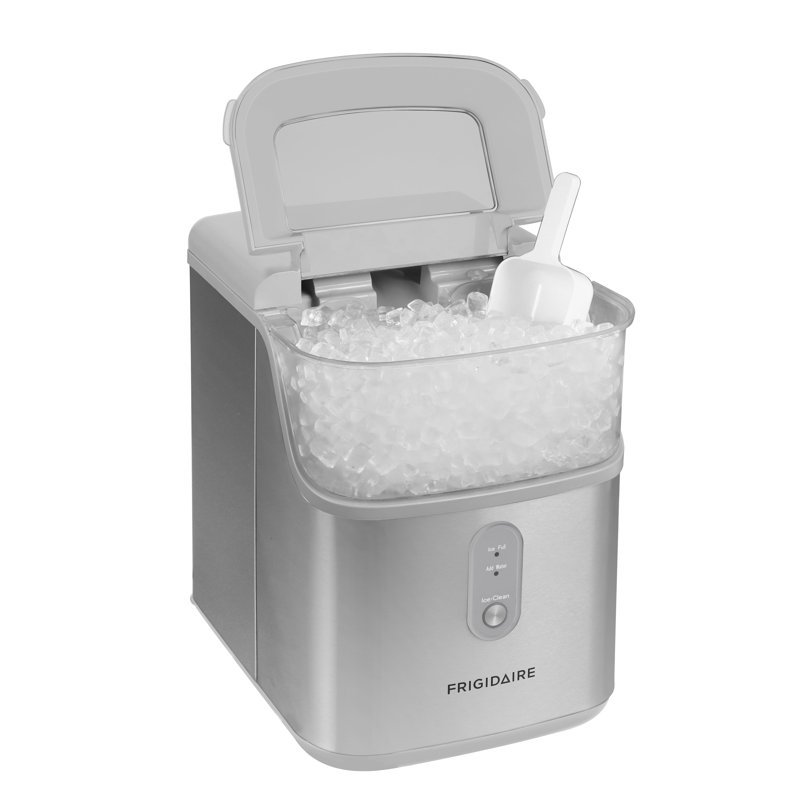 Frigidaire Gallery, 33 Lbs. Countertop Ice Maker, Stainless Steel Accents, Nugget Shaped Ice