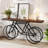 70.9'' Extra Long Console Table with Bicycle Base, Narrow Sofa Table Industrial Entryway Table-1566125484-1569280343