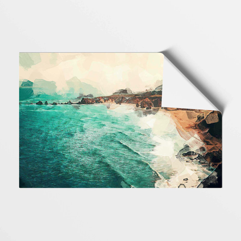 The Coast Of California - No Frame Print, 42 cm H x 59.4 cm W