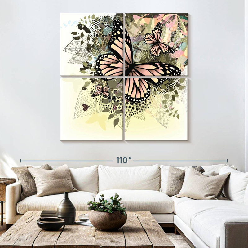 Brampt Butterfly Eden, 74" H x 74" W