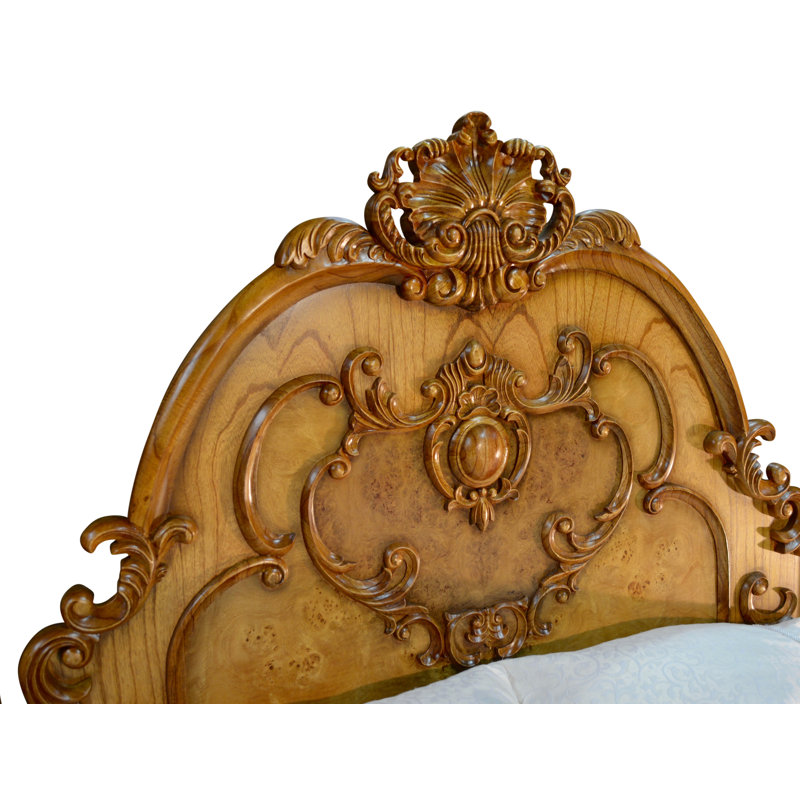 Alaba Solid Wood Bed, Super King (6')