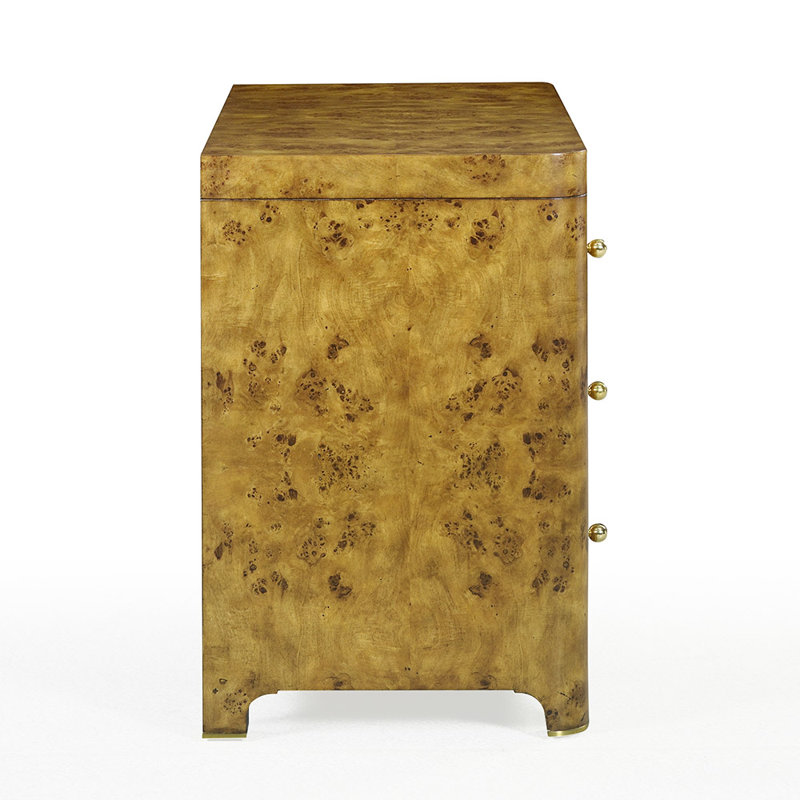 Roland Accent Chest, Rustic Burl