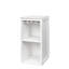 WHITE colour modular wine bar Cabinet with Storage Shelves with Hutch for Dining Room