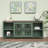 70" Two-Tone Farmhouse TV Stand with Storage Cabinets-316216935-334791673