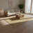 Woven Carpet With Wavy Patterns In Off Yellow Shades-1786860447