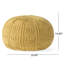 Pouf rond en coton tricoté à la main YUNY, parfait pour la décoration moderne et les sièges confortables-114232260