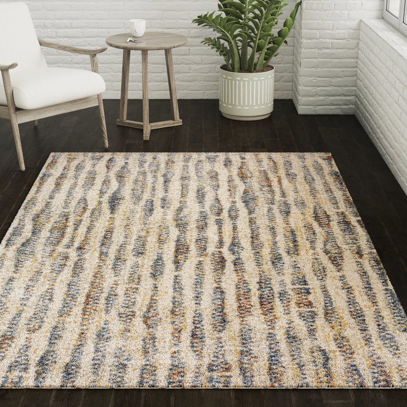 Abstract Indoor Rug, Rectangle 8' x 10'