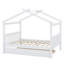 Lit en bois avec couchette