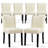 Sofid Nailed Trim Faux Leather Waterproof Upholstered Parsons Dining Chairs (Set Of 6)-1763770617-1763770612