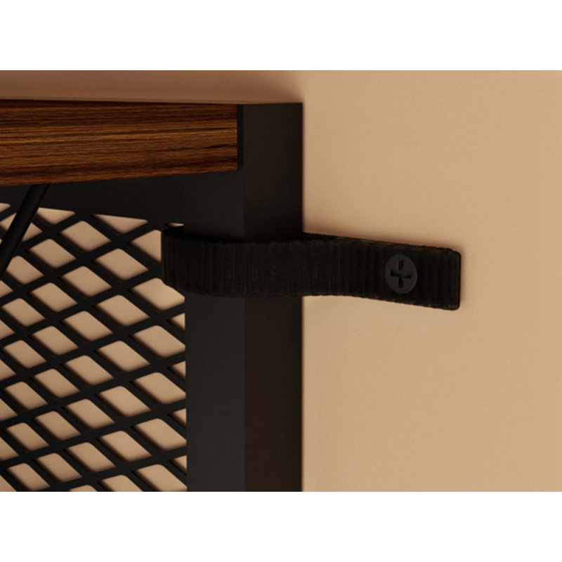 Tablette d'angle avec portes