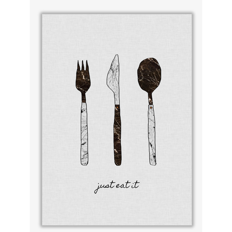 Just Eat It - Print, No Frame, 60 cm H x 42 cm W x 1 cm D