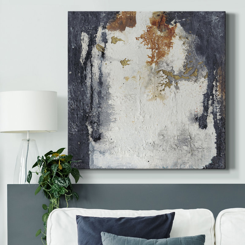 Oriental Garden I - Wrapped Canvas Print, 16" H x 16" W x 1" D