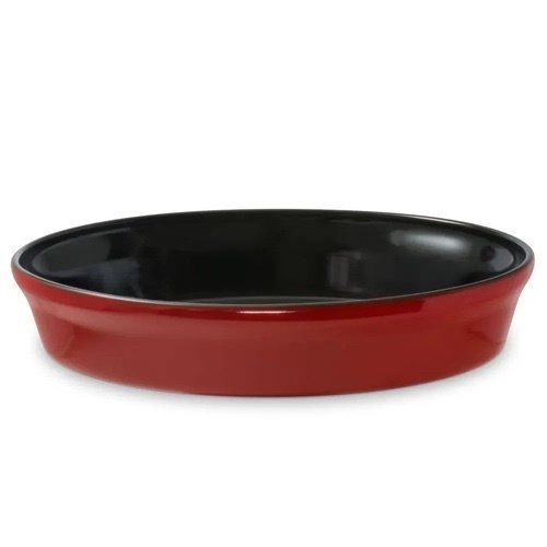 Ceraflame 1,05 pte Plat de cuisson ovale en céramique, Rouge