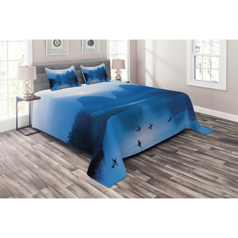 Modern & Contemporary Polyester Coverlet