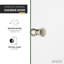 Porte de douche sans cadre l 33,3 po x H 72 po Anzzi-80579662