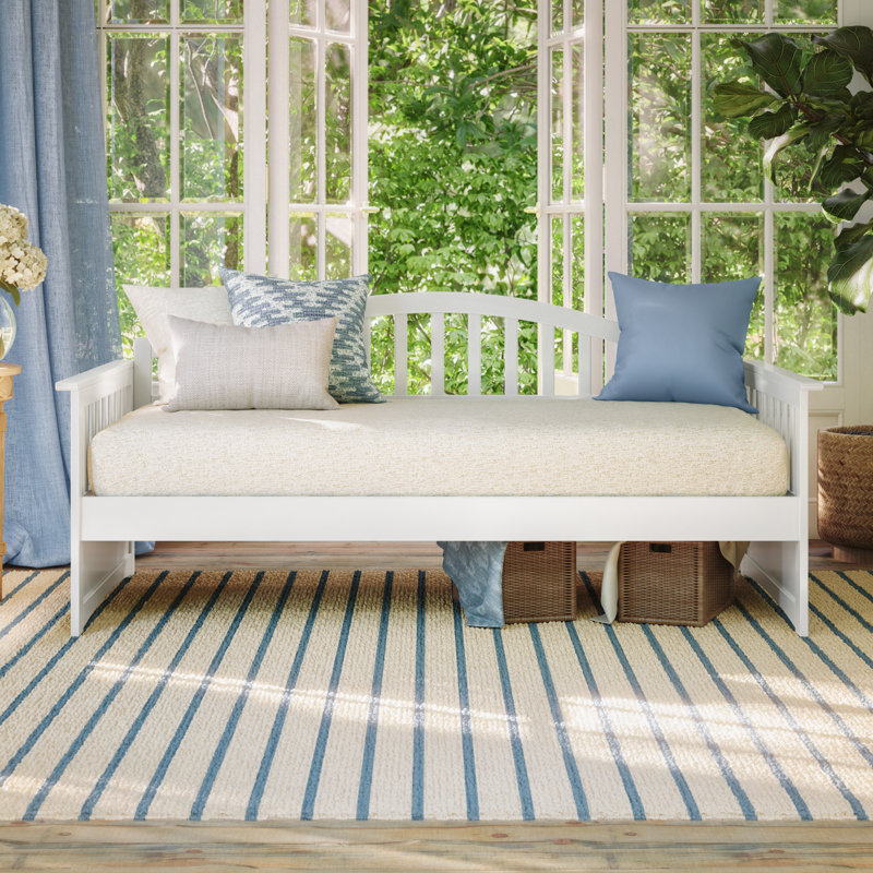 Lit de jour en bois Mission, White