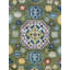 Tapis gris clair noué à la main-92598278