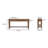 Darian Console Table Brown