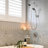 Wall Mounted Shower Set With Handheld Shower (Valve Not Included)