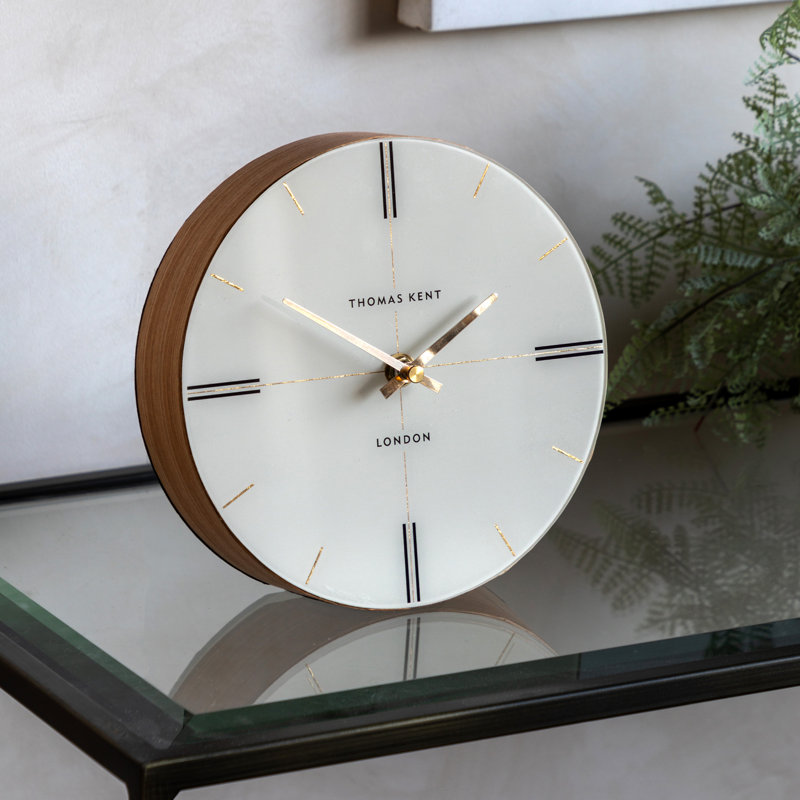 Tabletop Clock, Light Wood