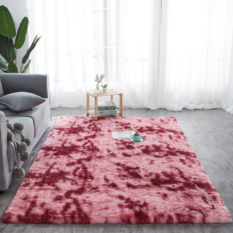 Chala Solid Colour Shag Area Rug