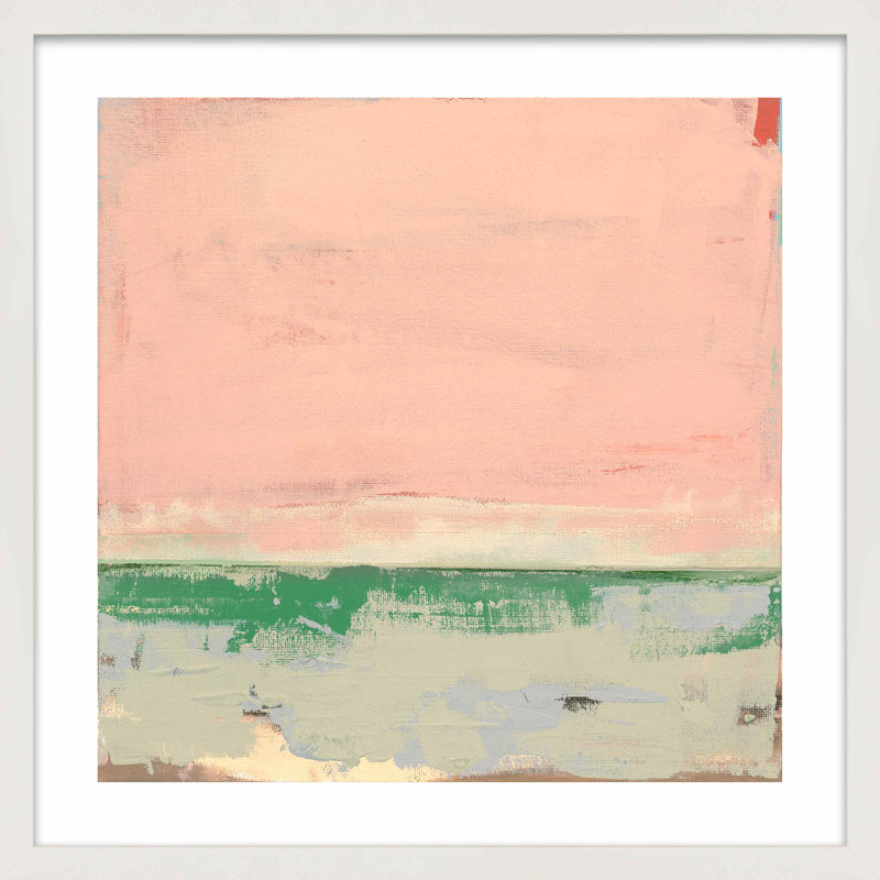 Provence 1 Print by Andrea Stokes, White Framed Paper, 24" H x 24" W x 1.25" D