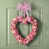 Couronne de jardin rose 18 po