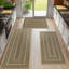 Tapis de cuisine lavable à la machine avec envers antidérapant (ensemble de 3)-1401933919
