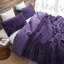 Chunky Bunny Some Like It Cold - Ensemble de housse de couette surdimensionné Coma Inducteur - Mauve foncé-98924672