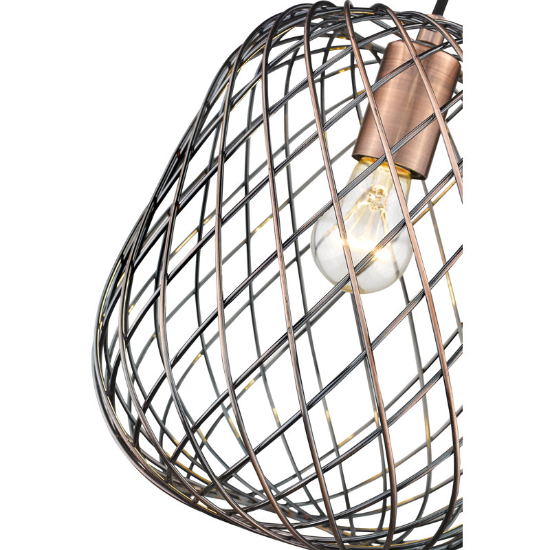 Sumner 1 - Light Copper Geometric Pendant