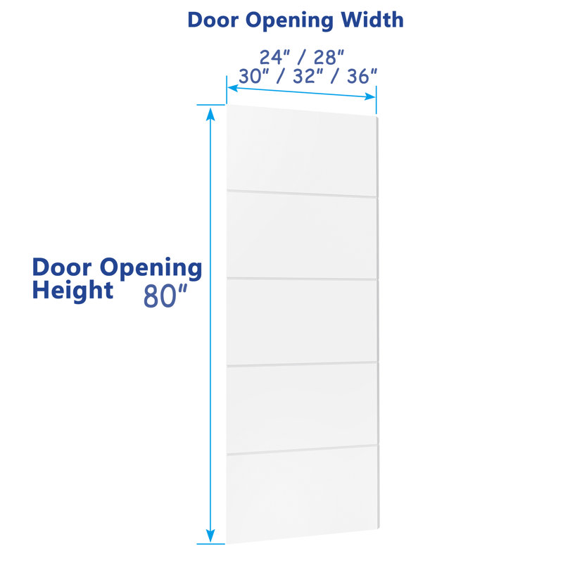 Panneau de porte intérieur moderne en bois manufacturé à finition lisse de qualité supérieure avec panneau en bois manufacturé lisse lisse de 5 Lite