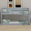 Wooden Floor Bunk Bed With Ladder-1230518513