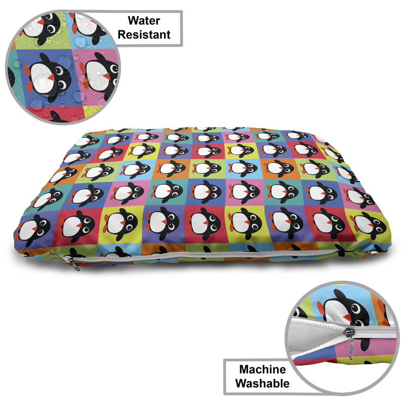 Multicolore, lit pour animal de compagnie Ambesonne