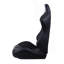 2 pièces Universal Racing Seats Stitch Leather