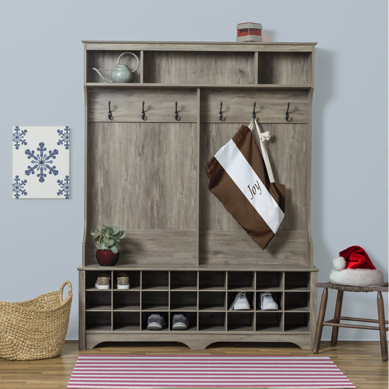 Fabric Laundry Bag with Handles, Small (29" H x 18" W), Brown