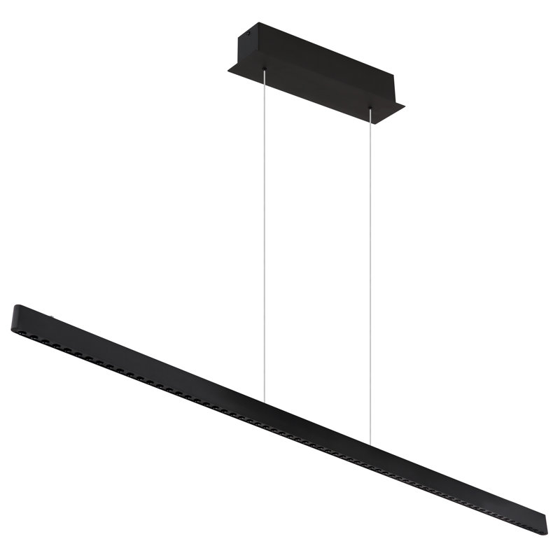 Weaverville 1 - Light Matte Black LED Pendant, Black matt