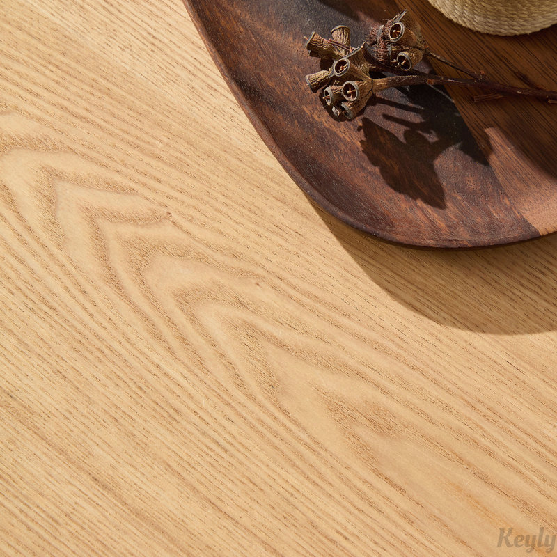 Table basse cylindrique 35,43 pouces Handcraft, Frêne naturel
