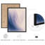 Art abstrait dégradé bleu doux et mauve - art mural minimaliste moderne pour chambre à coucher ou salon-115706385-115706389