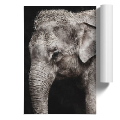 Elephant Painting - Frameless Print