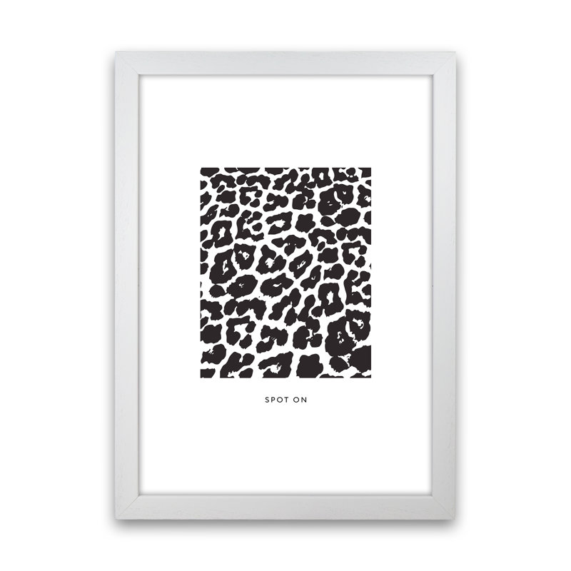 Spot On - Print, White Frame, 46cm H x 34cm W x 3cm D
