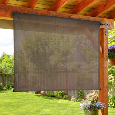 Mikole Semi-Sheer Outdoor Roller Shade