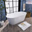 Baignoire de trempage autoportante en acrylique 67 po. X 30 po.