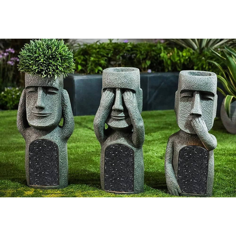 Courtni Ceramic Statue Planter