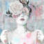 «Dreaming With Flowers» par Parvez Taj - impression sur toile tendue-1208853273