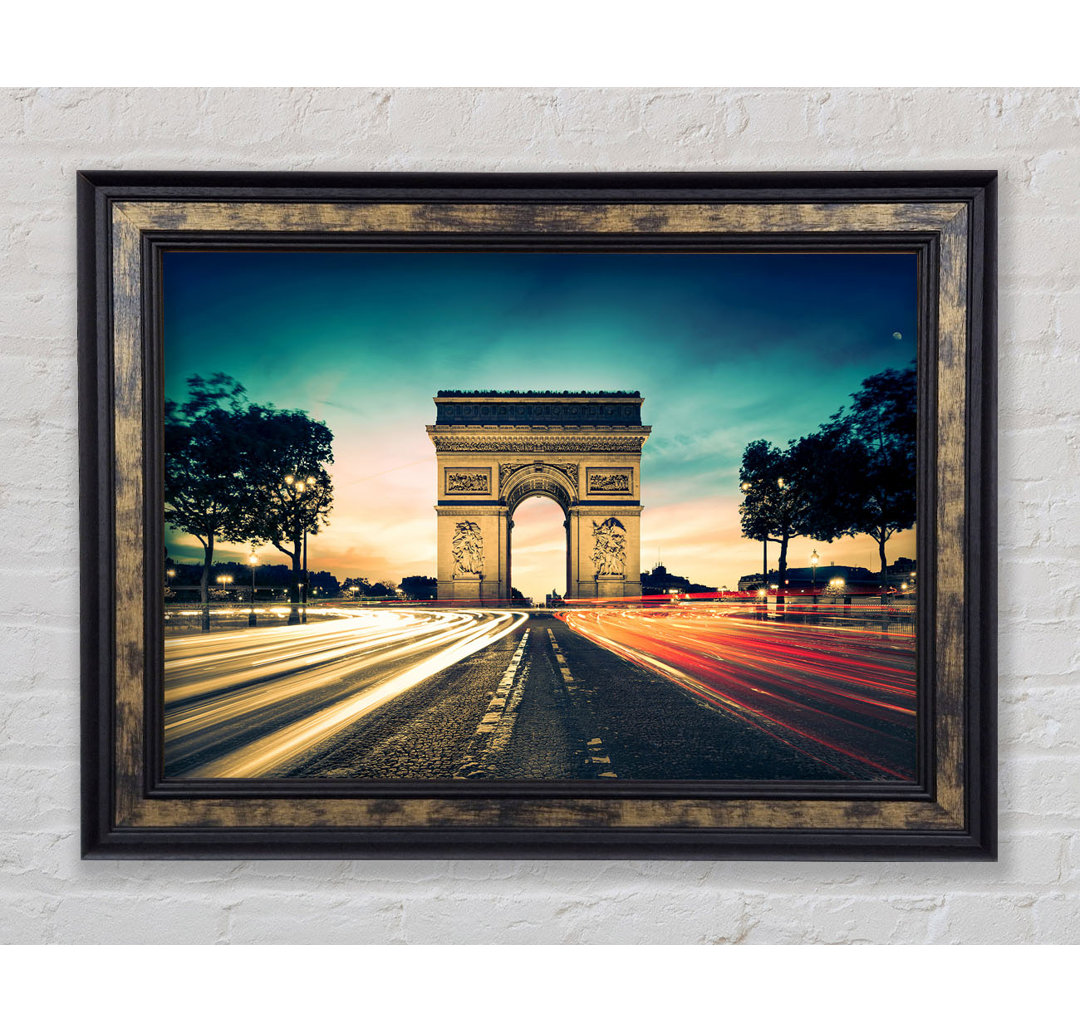 Arc De Triomphe 9 - Einzelner Bilderrahmen Kunstdrucke